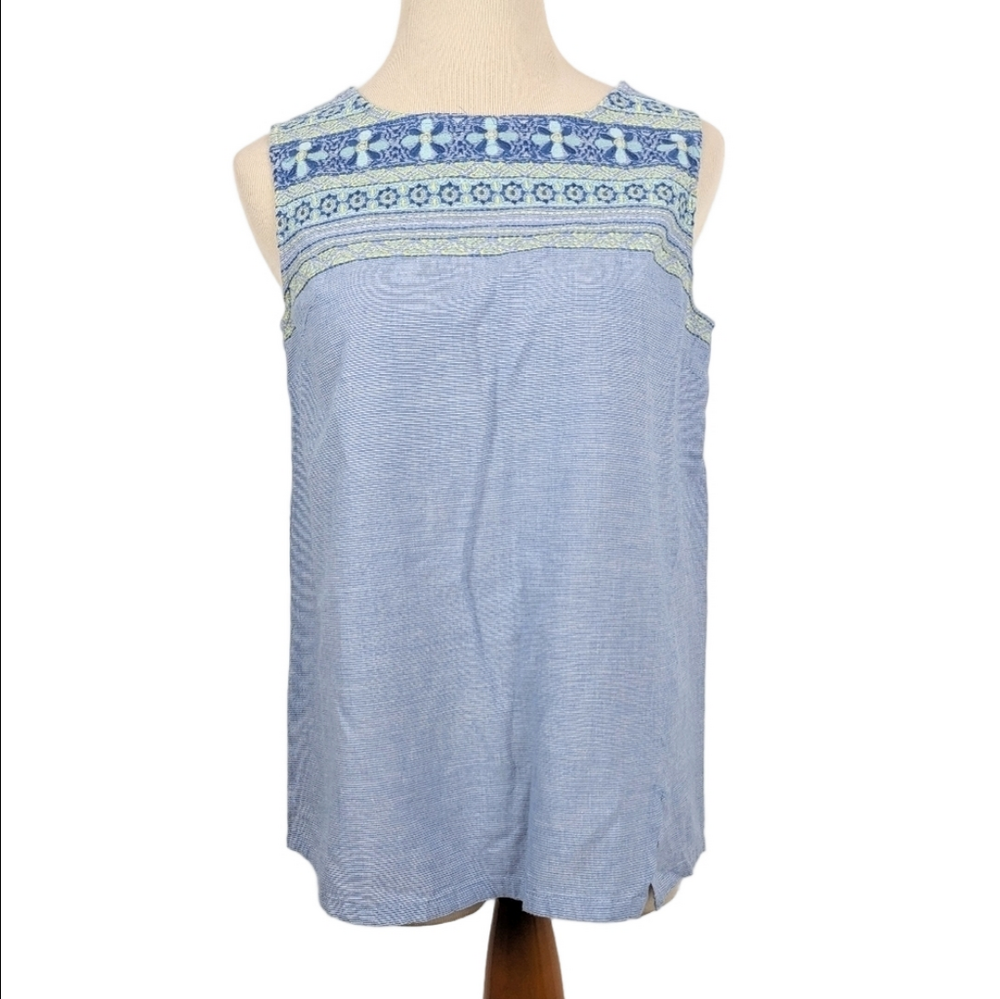 Fresh Produce Embroidered Blouse Size Small